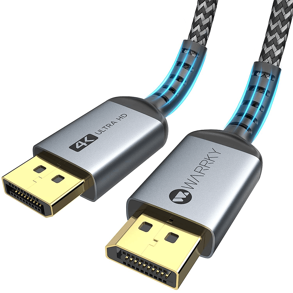 4K 60HZ DisplayPort Cable 6.6ft | 10ft Silver Gray