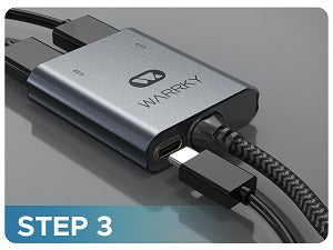 4K HDMI video-splitter med 2 portar – 1x2 HDMI-splitter – Strömförses via  USB eller strömadapter – 4K 30 Hz