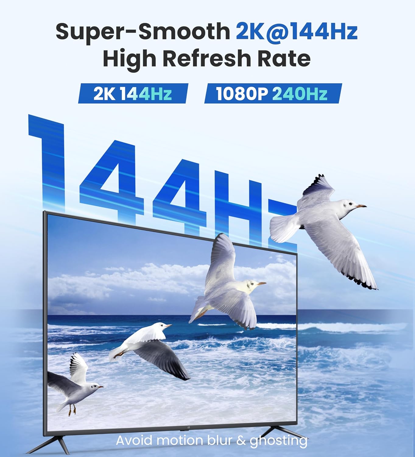 4K 60HZ USB C to HDMI Cable 3.3ft | 6ft | 10ft | 15ft Silver Gray