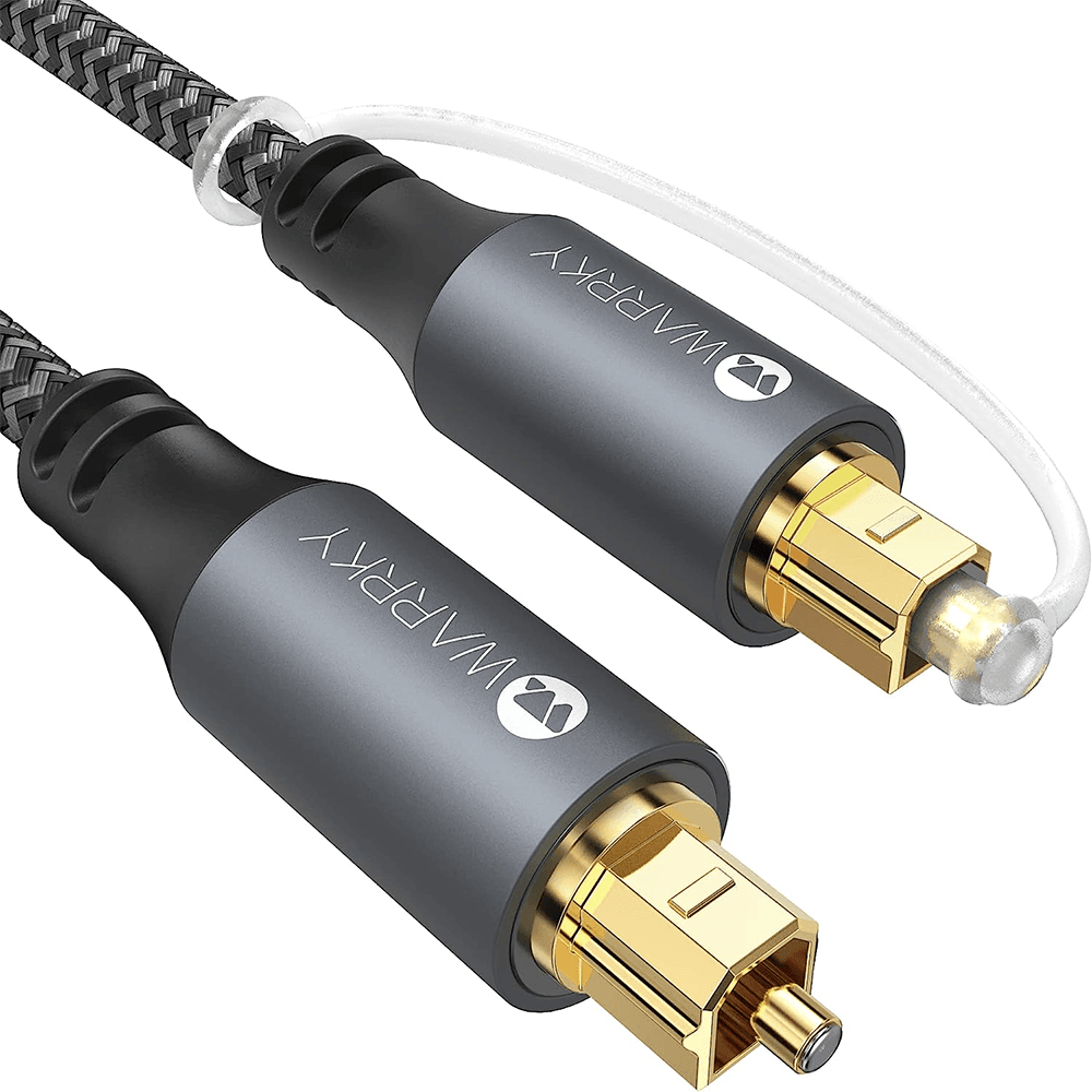 Optical Audio Cable 3.3ft | 6ft | 10ft | 15ft | 20ft | 25ft Dark Gray